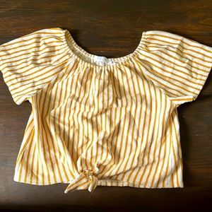 Zara girls striped top
